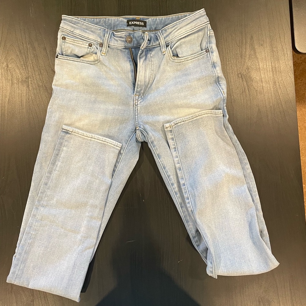 Men’s 29x34 Express Slim jeans light wash